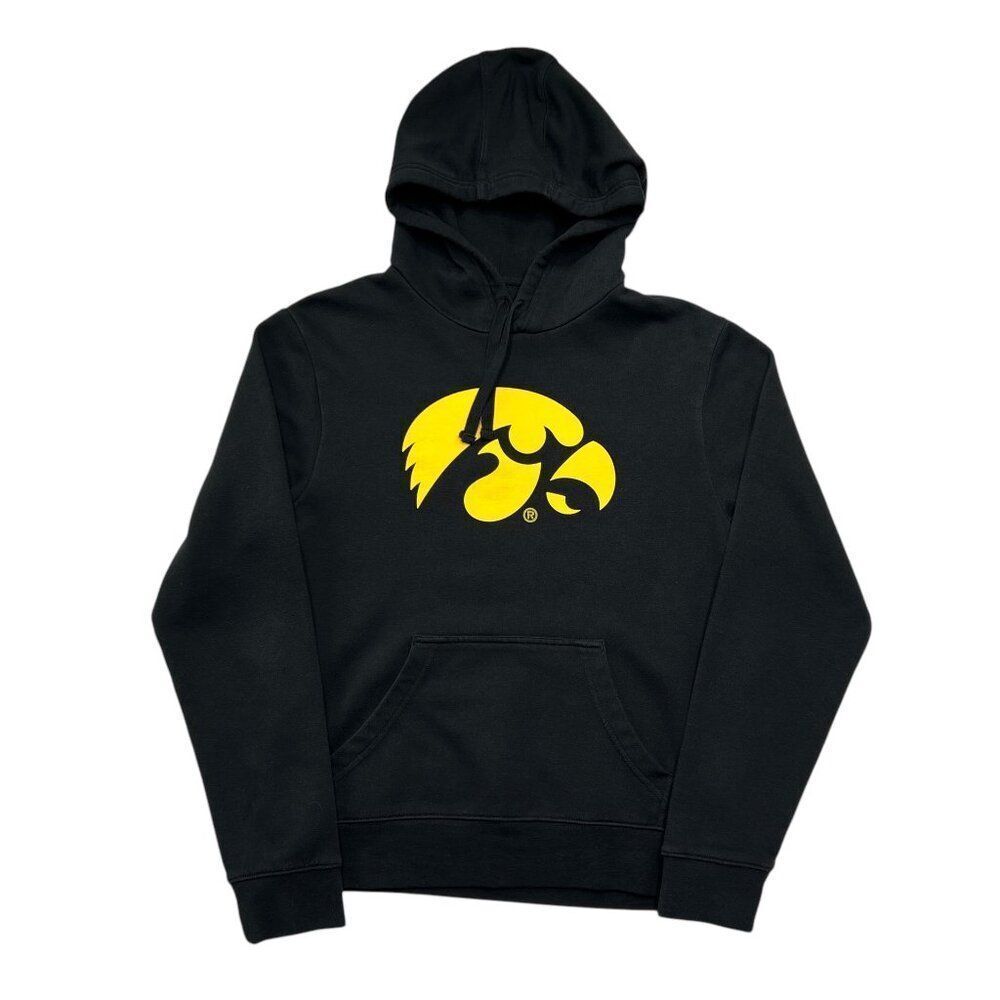 Fanatics Iowa Hawkeyes Hoodie Men's Size Small Black‎ Gold Tigerhawk Sweatshirt